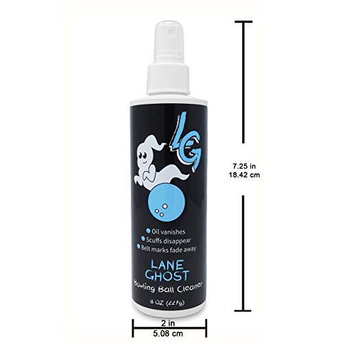 bowling ball cleaner spray - usbc approved - oil scuff and belt mark cleaner - restores tack and prolongs lifespan of ball