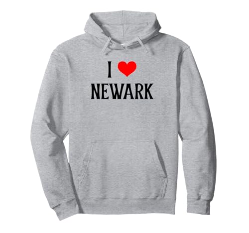 I Love Newark I Heart Newark NJ USA Holiday Travel Souvenir Pullover Hoodie