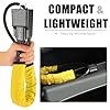 Tevlaphee Upgraded Steering Wheel Lock, Seat Belt Lock, Metal Head, High Visibility Car Lock Anti-Theft Device, Heavy Duty, Universal Fit for Car, SUV, Pickup, Jeep, Van, RV, 3Keys(Yellow) #4