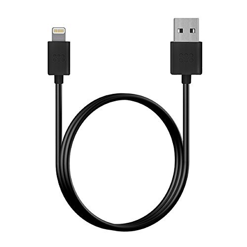 PromatePRO_LINKMATE_LT.BLACK Lightning Cable, Apple MFi Certified 1.2 Meter Lightning to USB Fast Charging and Syncing Cable with Over Charging Protecting for iPhone 13, Linkmate-LT Black