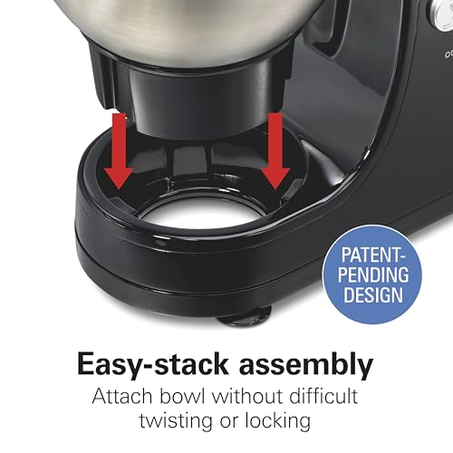Hamilton Beach 4 Quart Electric Stand Mixer With 7 Speeds - image 4