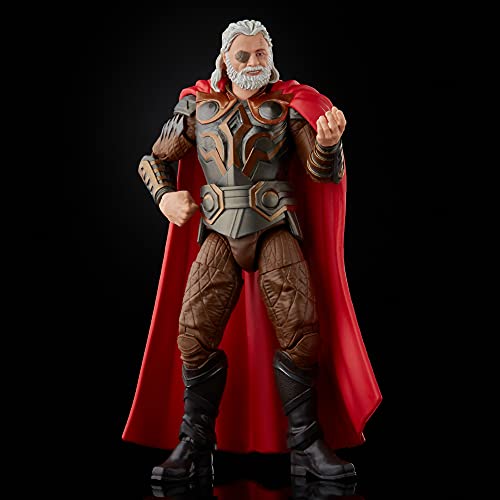 Hasbro Marvel Legends Series 15 cm große Odin Action-Figur, Charakter aus der Infinity Saga, mit Premium-Design und 4… – Bild 6
