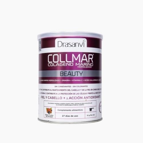 Drasanvi Collmar Beauty 275 g Frutas del Bosque | 9062 mg Colágeno Marino Hidrolizado + Ácido Hialurónico + Vitamina C + Biotina | 27 Días de Suministro