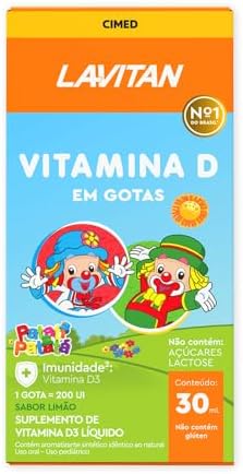 LAVITAN VIT-D SOL OR FR 30ML, Laranja, Pequeno