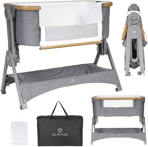 Olmitos - Minicuna de Colecho Stella – Cuna Bebé 2 en 1 Desde el ...