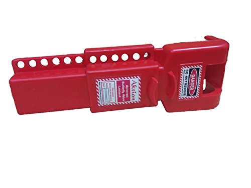 Image of Butterfly Valve Lockout Device AK-BFL-16A, Red (Pack of 2)