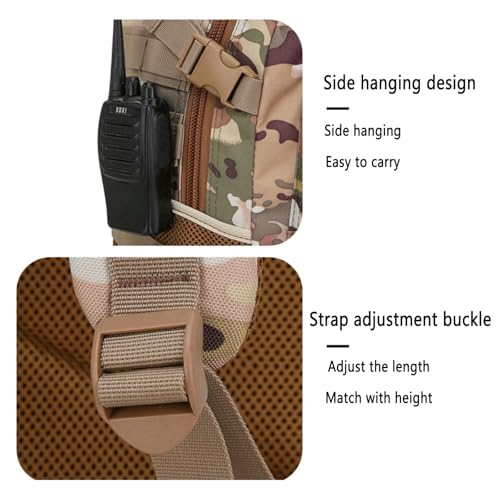 Sac à dos tactique militaire Molle 35L ultra résistant pour randonnée et camping - 4
