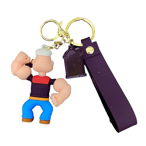 Image of Cute 3D Keychain | Keyring & Quirky Bag Charm | Hard Silicone, Unbreakable | Travel Essential | Kids Friendly | Strap & Bag Hook