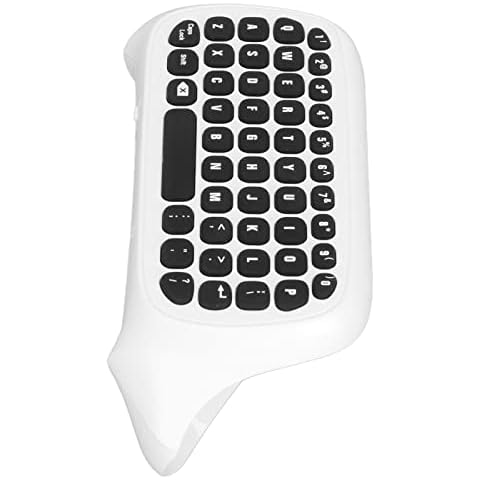 Wireless Controller Keyboard, Gaming Controller Keyboard Metal Dome Switch Strong Button for One for Series S for Game Console (White) Cover