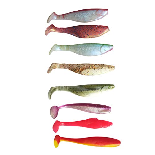 SANDAFISHING Hecht snoekbaars forel aas - box rubberen vis set 7 cm 9 cm 11 cm 13 cm roofvis kopyto rubber aas hengel accessoires jigkop haak kunstaas Twister cadeau voor vissers - Image 6