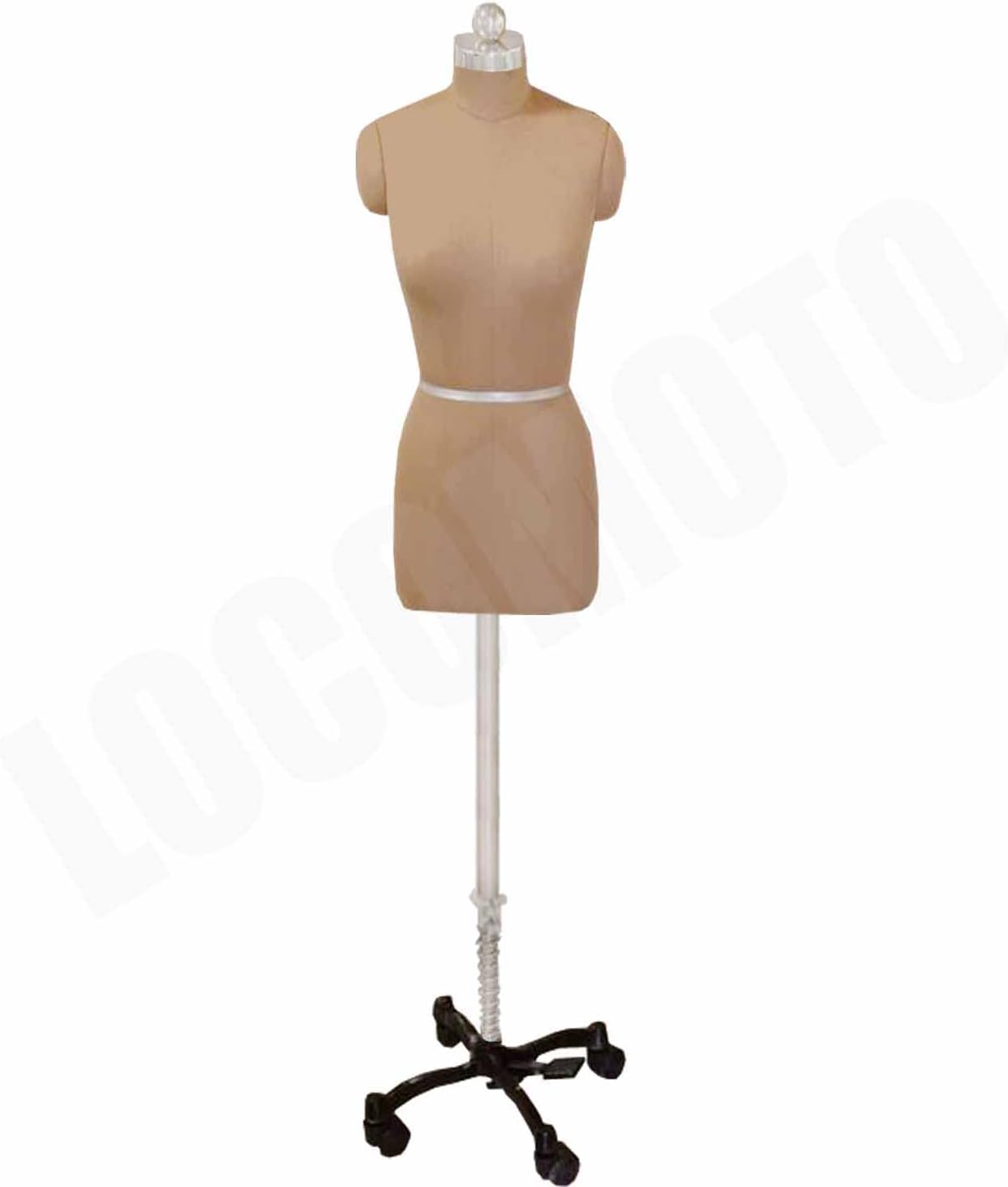 LOCOMOTO Female Mannequin | Female Dress Form Wheel Base Premium Shop, Store Showrooms Display Stand Dummy Mannequin Dummy Model Hanger Dress Kurti Display Stand