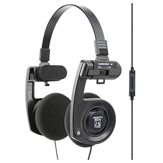 Massdrop x Koss Porta Pro X On-Ear Headphones — Noise-Cancelling in-line Microphone, Activate Voice Assistant or Skip Tracks with in-line Remote, Collapsible for Maximum Portability (Midnight Blue)