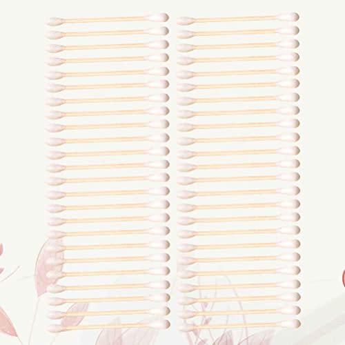POPETPOP Bastoncillos de Algodón Cosméticos para Cuidado de Heridas de Doble Cabeza Paquete de 300 Piezas Fáciles de Llevar y Utilizar y Uso Hogar