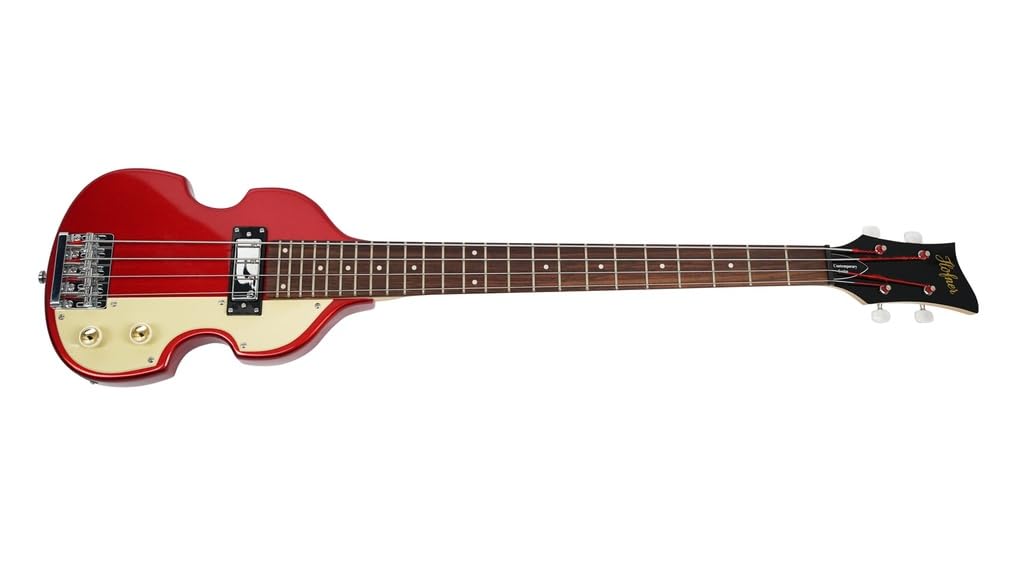 Amazon | Hofner Shorty Violin Bass Red エレキベース | エレキ