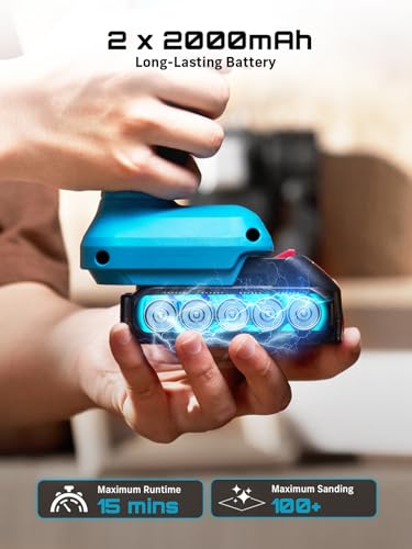 Seesii 20V Handheld Mini Belt Sander