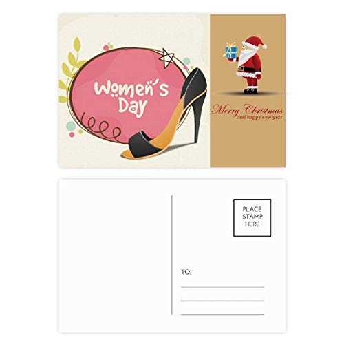 Cartes postales à talons hauts de Noël pour décorer vos tables de réveillon