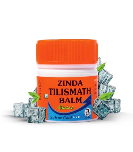 Zinda Tilismath Balm (Pack Of 2) Pain Relief Herbal Ayurvedic Ointment Cream For Body Pains | Muscle Pain Relief | Joint Pain Relief