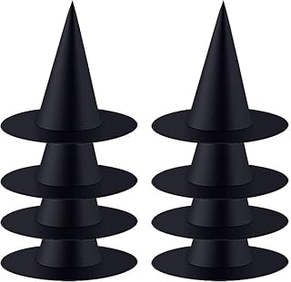 8pcs Witch Hats,Witch Hat,Halloween Costume Hats Witch Hats Indoor and Outdoor Decoration Halloween Costume Hat Accessories for Halloween Party Favors