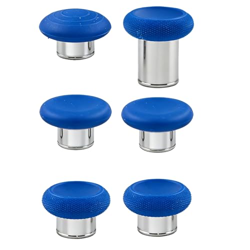 Image of 6 in 1 Metal Thumbsticks Replacement for Xbox Elite Series 2 Controllers, Thumbsticks for Elite Series 2 Core Controllers, Elite Series 2 Controller Replacement Thumbsticks (Blue)