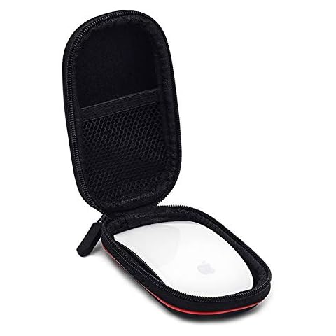 Linghuang Magic Mouse Case Bag Organizer Portable Hard Shell EVA Protective Carrying Pouch Travel Case for Macbook Magic Mouse 2 and Magic Mouse 1(Size：13.5*7.5* 4.5cm) Cover