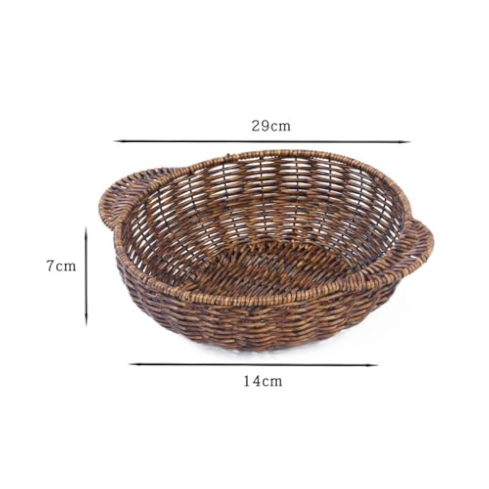 Multifunctional Double Ear Basket Tray, Easy to Carry