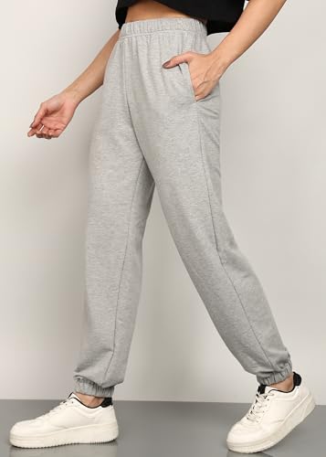 Image of Rock Paper Scissors Women's Cotton Joggers - Soft & Breathable Sweatpants with Pockets - Casual, Lounge & Activewear