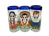  Tequila Vasos Catrina (Azul)