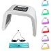 Skin Rejuvenation LED Equipment, LED Face Mask,PDT 7 Light Photon Facial Body Therapy Photodynamic Skin Care Beauty Device Acne Remover Anti-wrinkle with Protection Eye Mask Holiday(Shipping From USA)