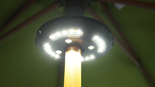 Image of Midtown Umbrellas Light - Patio Umbrella Light with 3 Lighting Modes