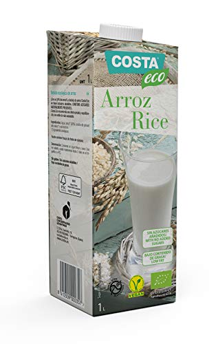 COSTA ECO Bebida Ecológica de Arroz - Caja de 6 x 1L