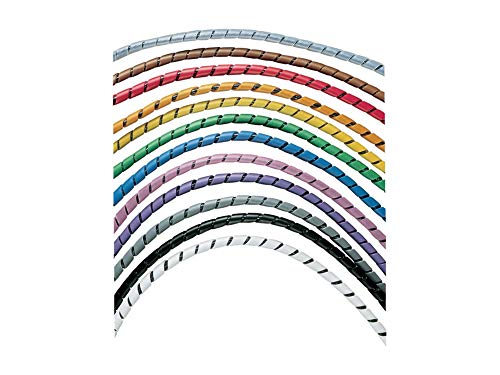 パンドウイット スパイラルラップ ポリエチレン ナチュラル .62-Inch by 100-Foot T62F-C 1