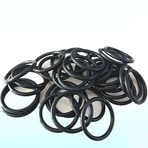 100 sztuk 7mm-40mm OD O-ring Pierścień uszczelniający Okrągła gumowa uszczelka Kauczuk nitrylowo-butadienowy Uszczelki i uszczelki przemysłowe Średnica 2,4 mm - (Rozmiar: 25 mm x 2,4 mm)(13mm x 2.4mm)