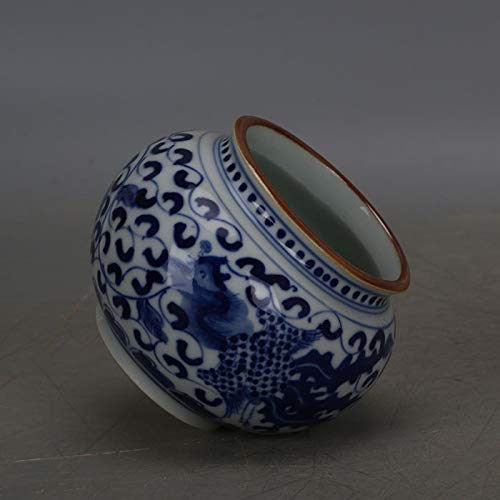 Pichet en Porcelaine Bleu et Blanc
