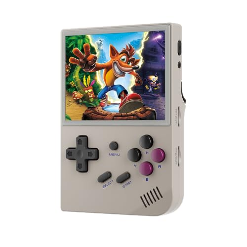 Anbernic RG35XX Retro Handheld Game Console - Dual System Linux + Garlic OS- 64Gb TF Card 6831 Built In Arcade Games - Handheld Emulator - 3.5 IPS OCA Screen 2600 Mah Battery. Plug & Play Video Games