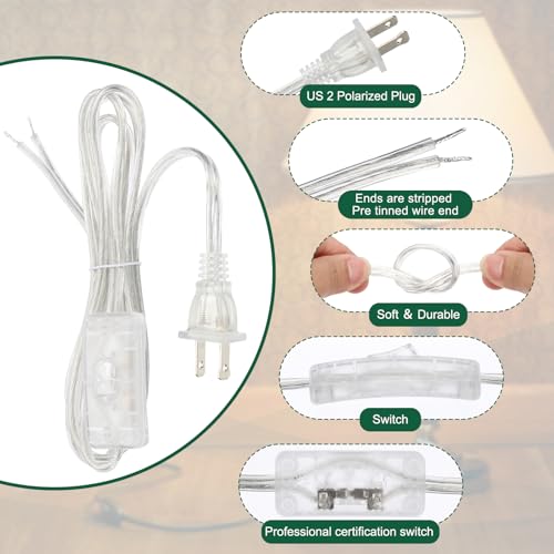 Fil électrique pour lampe de chevet idéal pour projets de création DIY - 4