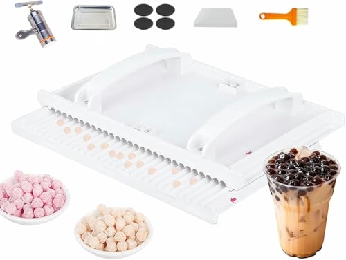 Máquina manual para hacer perlas de tapioca, herramienta para hacer perlas de Boba de burbujas de 3-12 mm, máquina formadora de perlas de tapioca, tablero para frotar bolas de yuca con bolas de taro