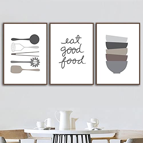 Affiches Et Gravures Ustensiles De Cuisine pour décoration murale toile