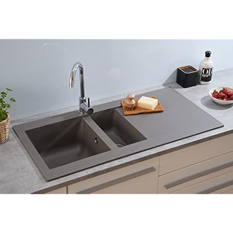Respekta Sink, Concrete Grey, 100 x 50 cm Cover