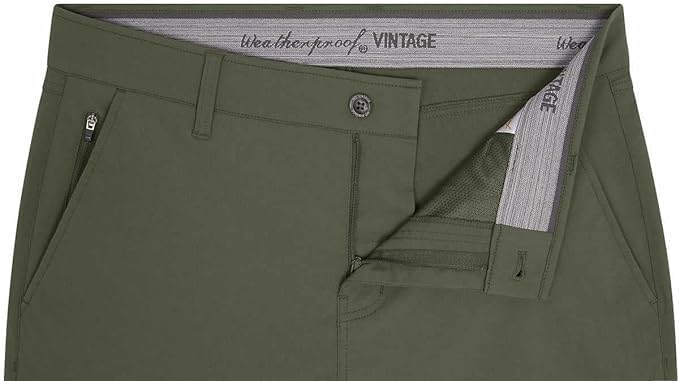 Weatherproof Vintage Lightweight Performance Weather-Flex Tech Pant | Faded Olive, 40Wx34L4
