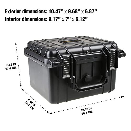 Maleta rígida impermeable Olympia 10.47" con espuma personalizable miniatura 3