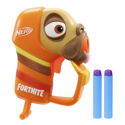 Nerf Fortnite Micro Doggo Mini Dart-Firing Blaster -...