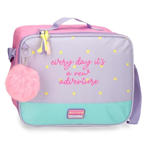 Movom New adventure Bandolera porta alimentos térmica Multicolor 20,5x16,5x6 cms Poliéster 5,78L
