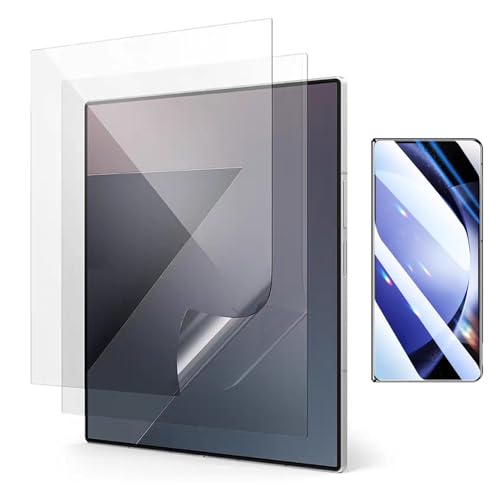 CeoxThao 2 Pcs Tempered Glass Screen Protector for Z Fold 6 Premium Quality Z Fold Screen Protector Dust-Free Hydrogel Film with Ultra Clear Transparency Protection and Easy Installation