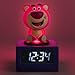 Paladone Toy Story Lotso Digital Alarm Clock with Night Light & Music – Officially Licensed Disney Pixar Bedroom Clock for Kids – Battery Powered – Fun Gift Idea & Cute Room Decor