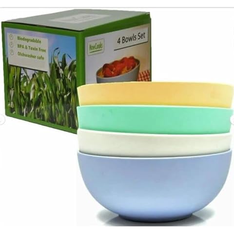 NowCooks 4 Eco-Friendly Cereal Bowls Cover
