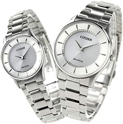 シチズン Citizen 腕時計 ペアウォッチ 日本製 エコドライブ シルバー Bj6480 51a Em0400 51a メンズ レディース 腕時計 腕時計 通販 Amazon
