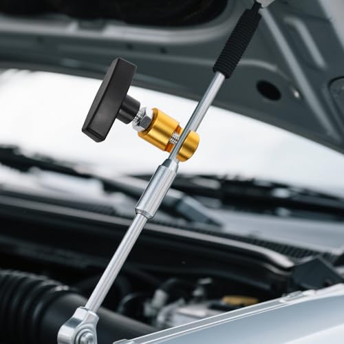 Image of Hiceeden 6 Pcs Metal Car Hood Strut Clamp, 11 mm Anti-Slip Lift Support Clamp, Universal Hood Holder for Car, Automotive Tools Engine Hood Prop, Multi-Color(Yellow, Blue and Red)