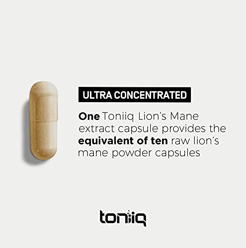 Toniiq LION'S MANE SUPPLEMENT 18,000Mg 10X Concentrated Ultra High Strength Extract - Made With Organic Lions Mane thumb #4