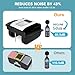 HOLYOWL Automatic Card Shuffler for 1-2 Decks, Electric Playing Cards Shuffler Machine with Auto&Manual Mode, Rechargeable & Portable Shuffler Machine UNO, Poker, Mahjong, Bridge, Spades, Rummy&More