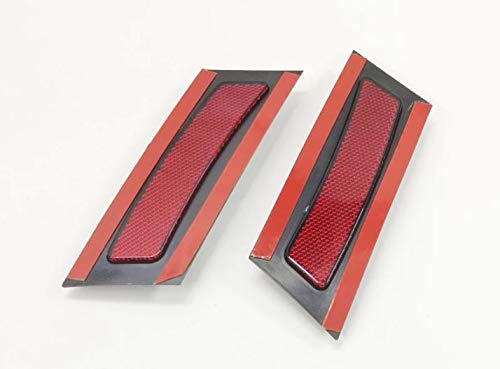 Ormax Red Front Bumper Side Marker Reflector for BMW X5 E70 Pre-LCI